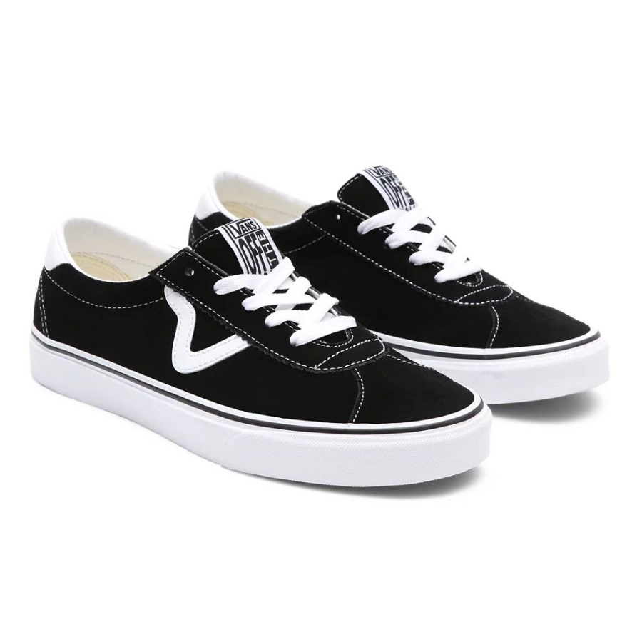 Chaussures De Sport Vans En Daim Noir