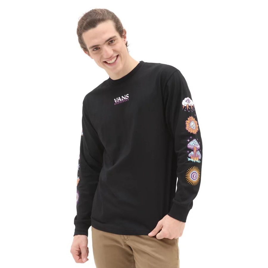 Vans Abstract Daze T-shirt Manches Longues Noir