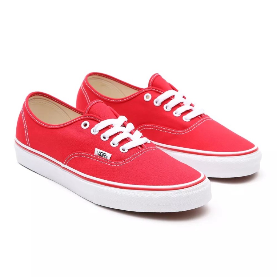 Vans Chaussures Authentiques Rouges