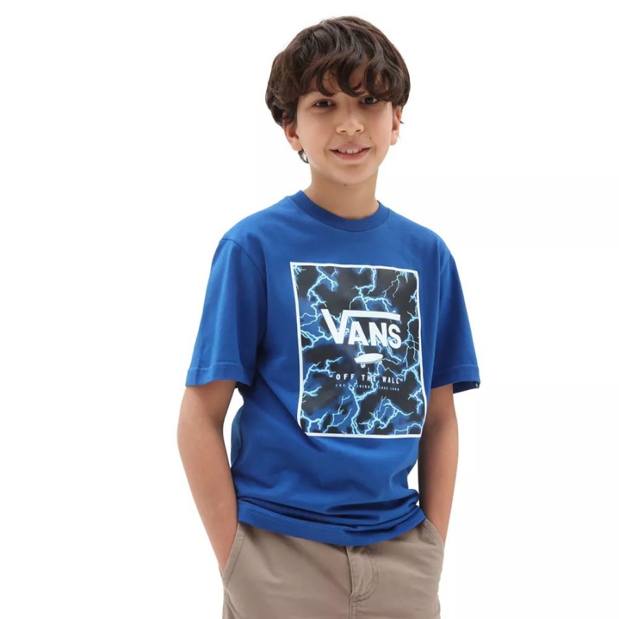 Vans T-shirt Boys Print Box (8-14 Ans) Bleu