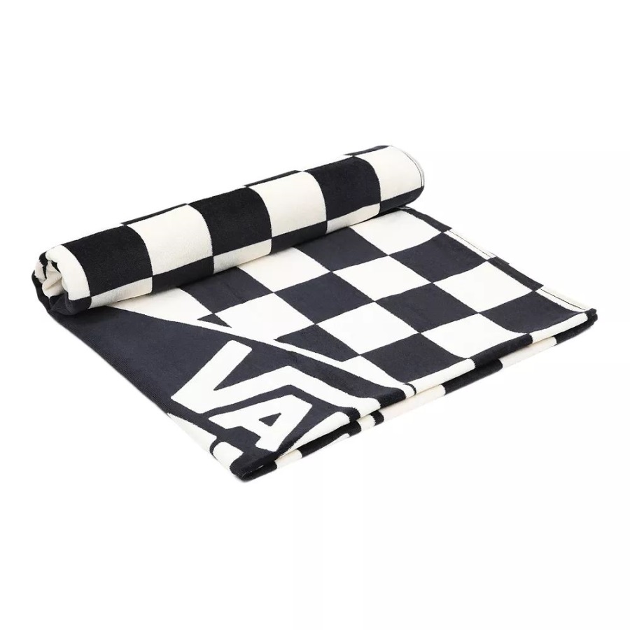 Vans Serviette à Carreaux Noir-blanc