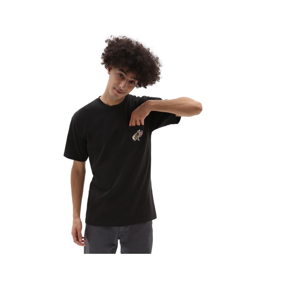 Vans - T-shirt Checkerboard Research Noir Homme