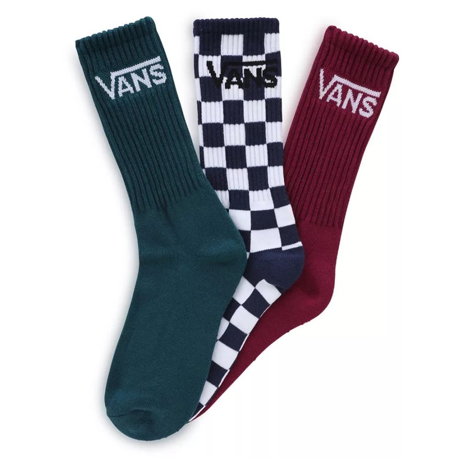 Chaussettes Vans Classic Crew (3 Paires) Bleu
