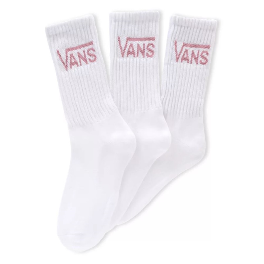 Chaussettes Vans Classic Crew (3 Paires) Blanc