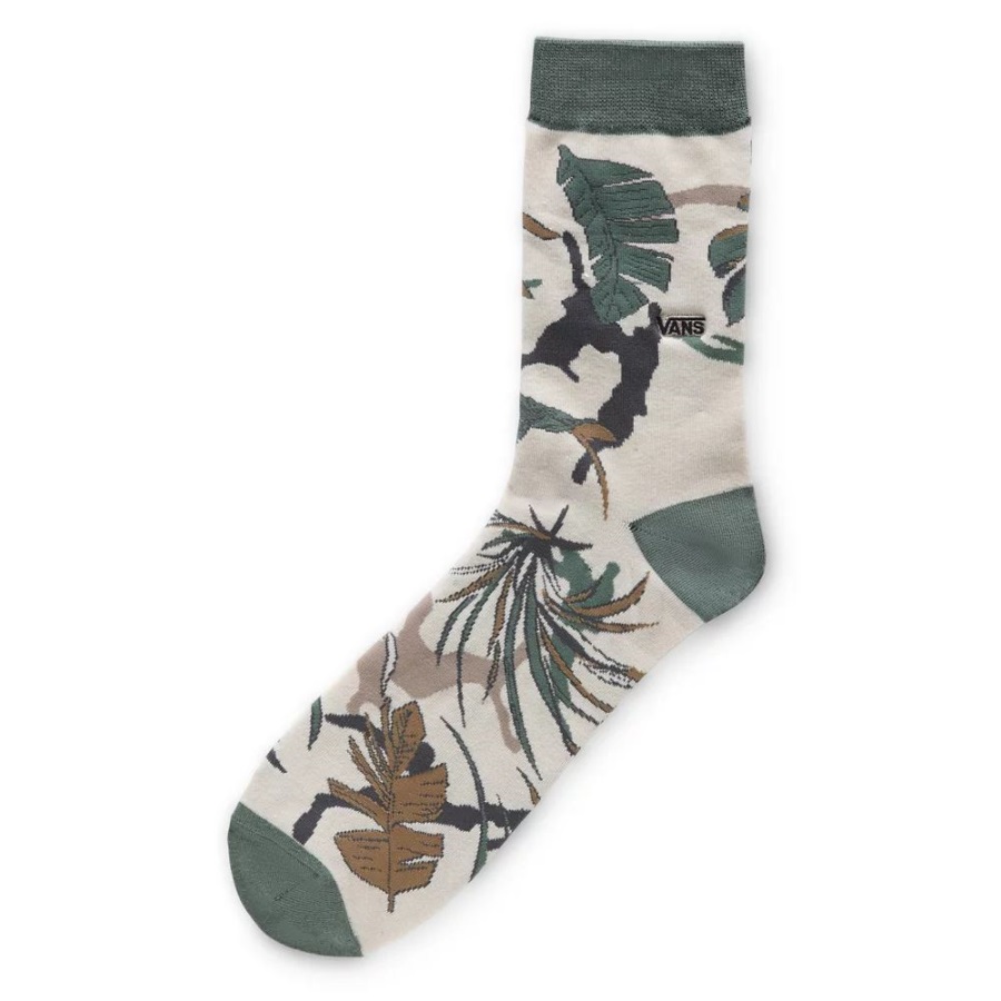Vans Classic Print 3/4 Crew Chaussettes (1 Paire) Vert