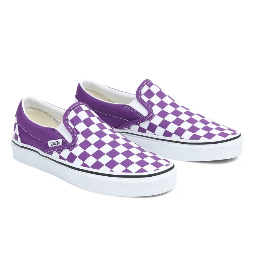 Vans Classic Slip-on Chaussures Blanc-violet