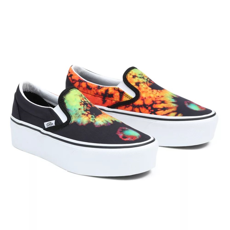 Vans Classic Slip-on Stackform Chaussures Noir-multi