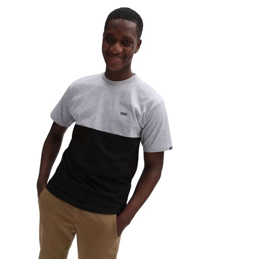 T-shirt Vans Color Block Gris