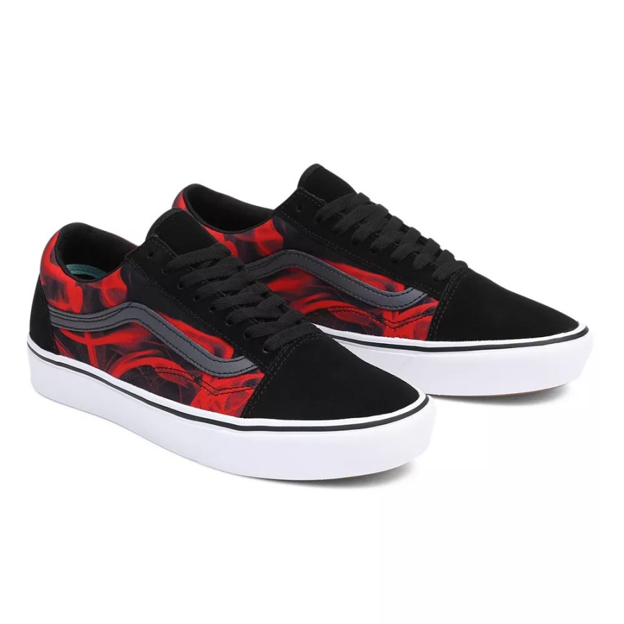 Vans Comfycush Old Skool Chaussures Noir-rouge