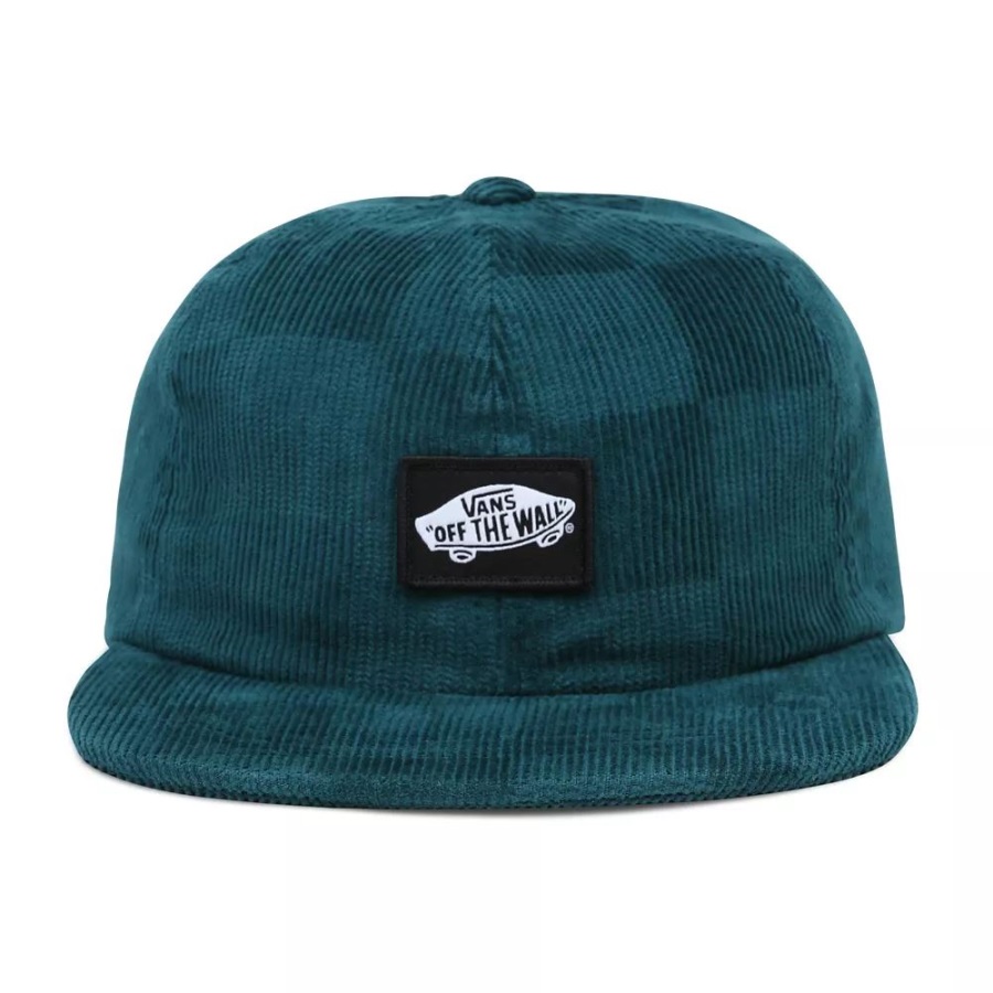 Casquette En Velours Côtelé Vans Bleu