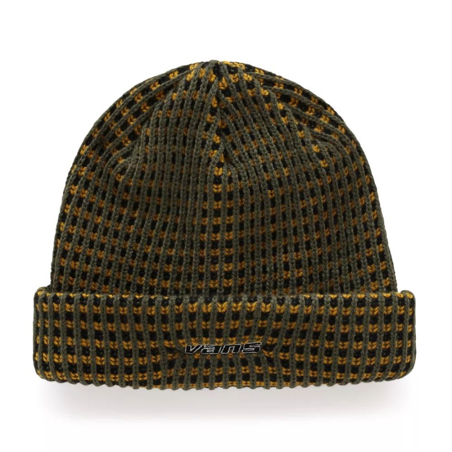 Vans Crafton Cuff Bonnet Jaune-orange