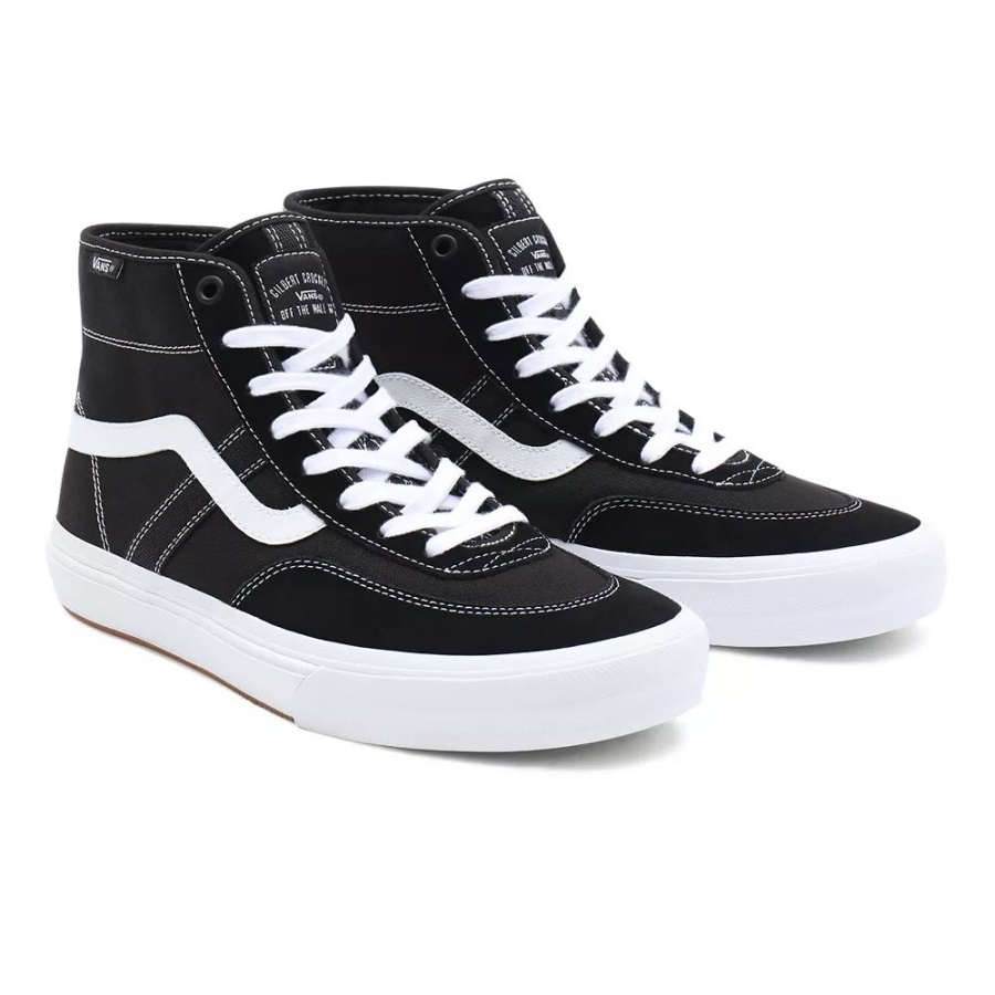 Vans Crockett Chaussures Montantes Noir Femme