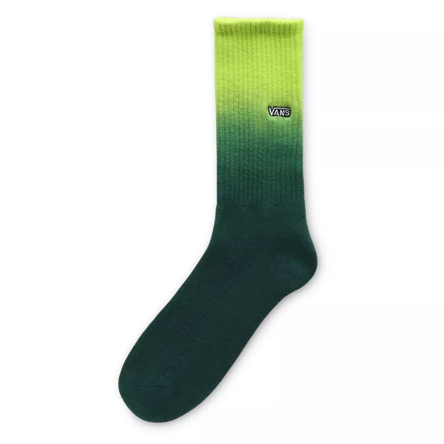 Vans Dip Dye Crew Chaussettes Enfants (1 Paire) Jaune-blanc