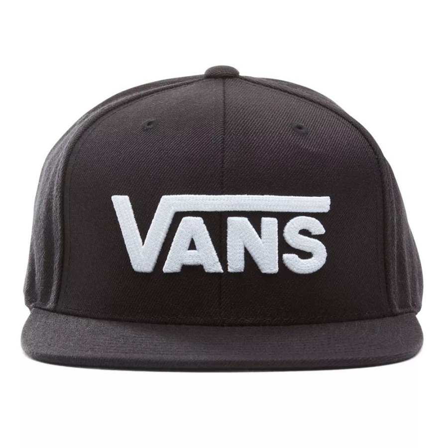 Vans Drop V Snapback Chapeau Noir-blanc