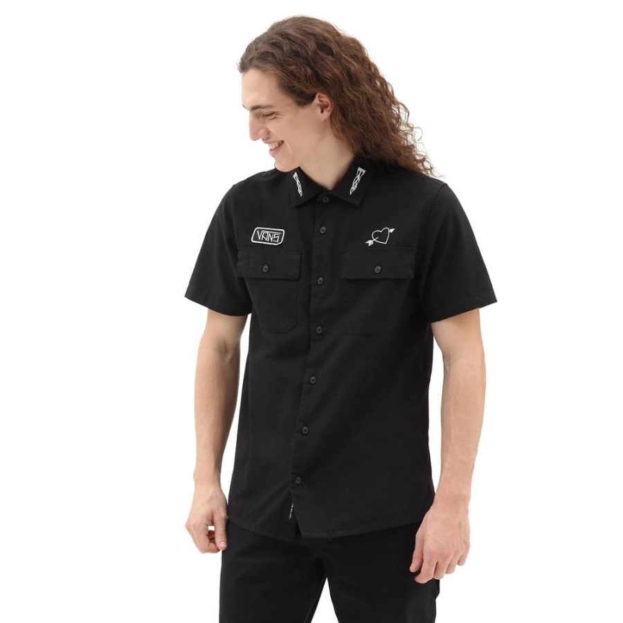 Vans Elijah Berle Chemise Tissée Noir