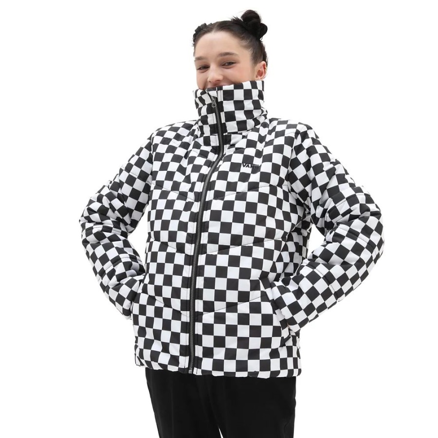 Vans Fonderie Print Puff Mte Veste Noir-blanc