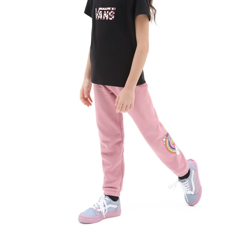 Vans Pantalon De Survêtement Fille Happy Bow (8-14 Ans) Rose
