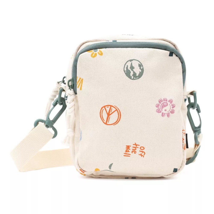 Vans In Our Hands Sac à Bandoulière Go Getter Blanc