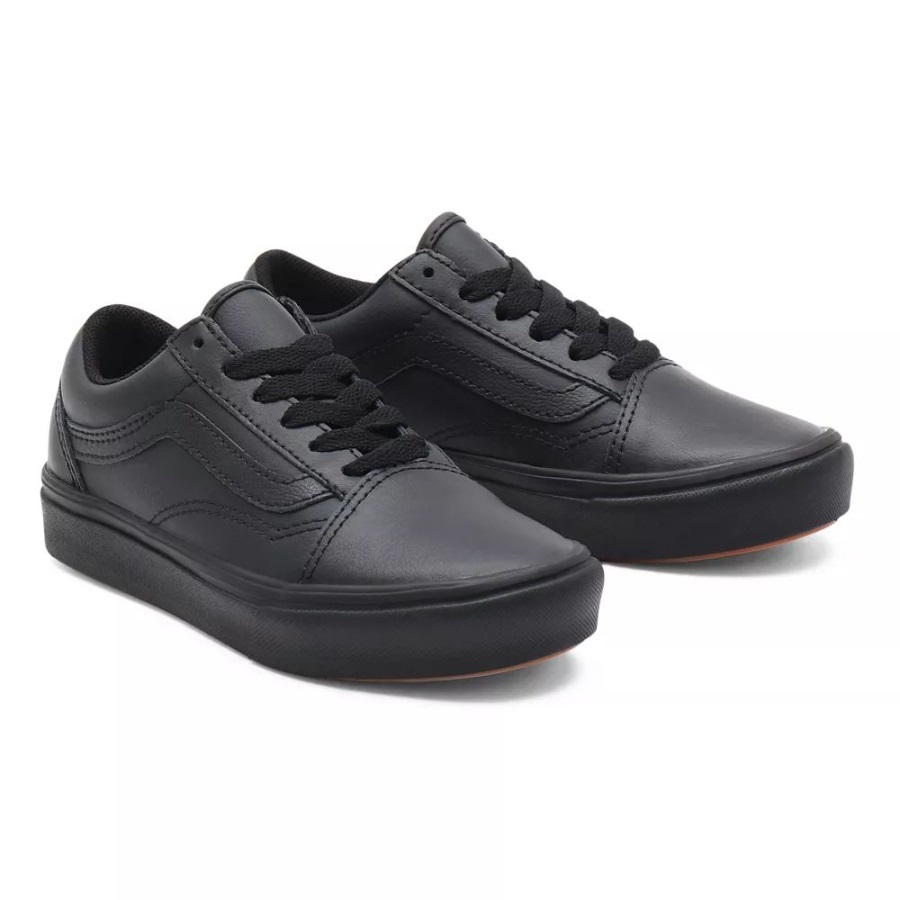Chaussures Vans Kids Classic Tumble Comfycush Old Skool (4-8 Ans) Noir