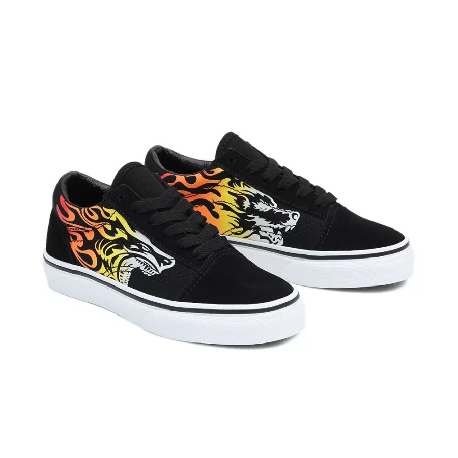 Chaussures Vans Kids Old Skool (4-8 Ans) Noir