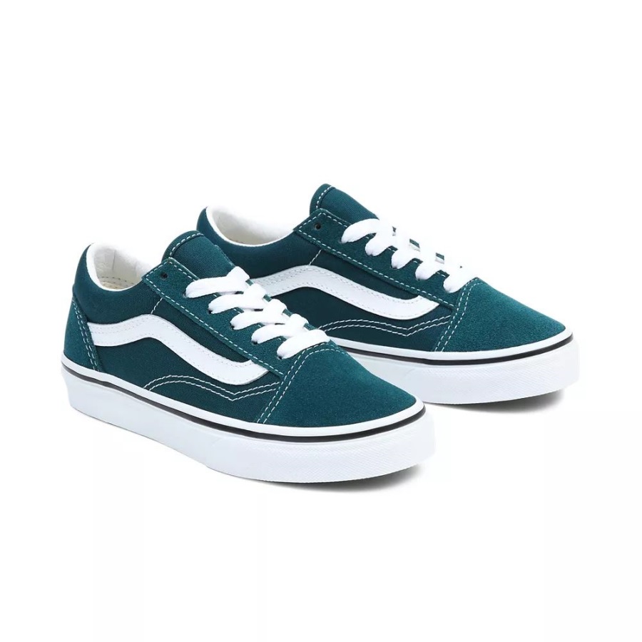 Chaussures Vans Kids Old Skool (4-8 Ans) Vert