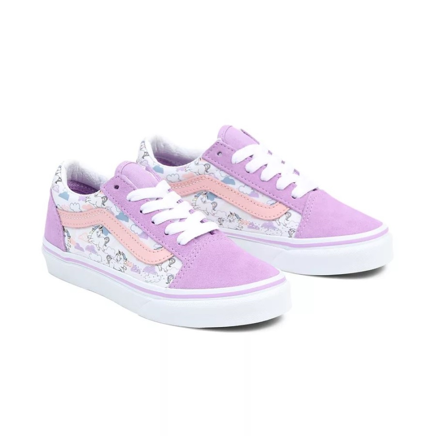 Chaussures Vans Kids Old Skool (4-8 Ans) Rose
