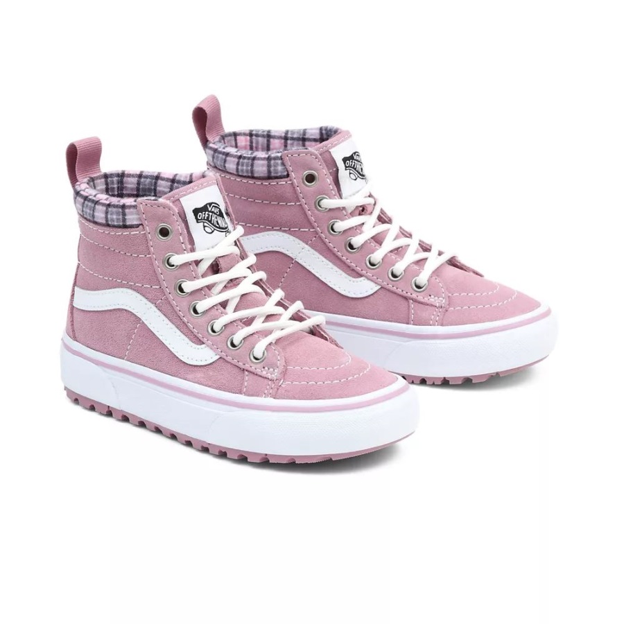 Chaussures Vans Kids Sk8-hi Mte-1 (4-8 Ans) Rose