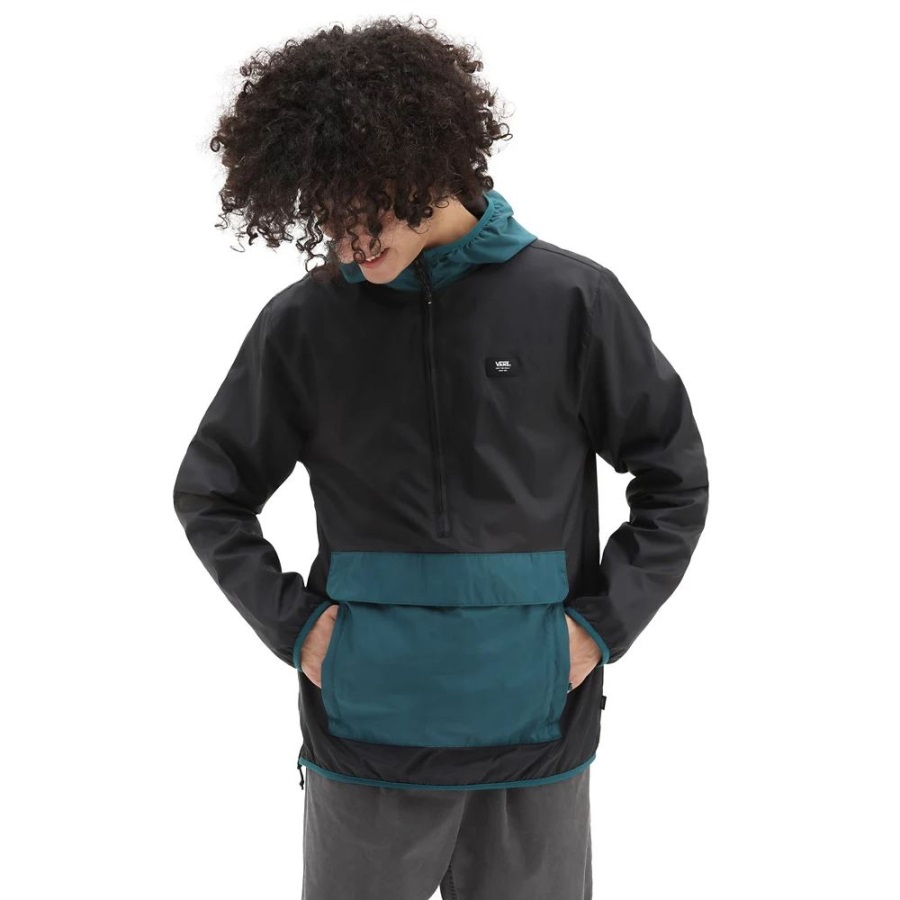 Veste Anorak Vans Lawrence Bleu-noir