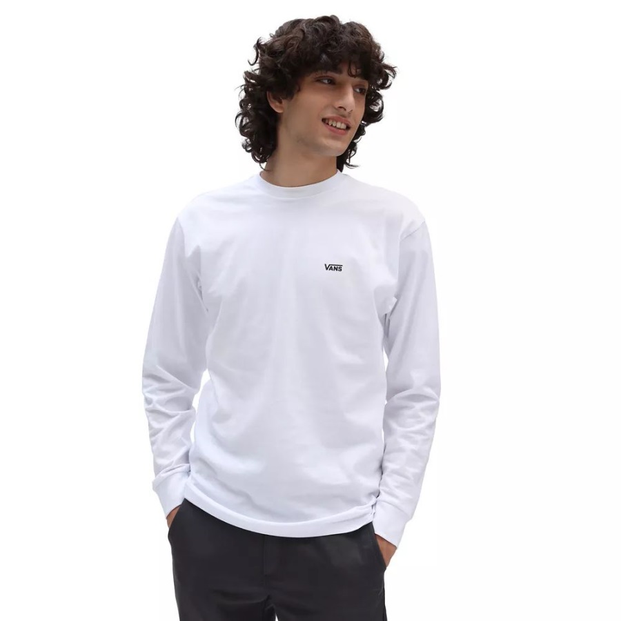 Vans Left Chest Hit T-shirt Manches Longues Blanc