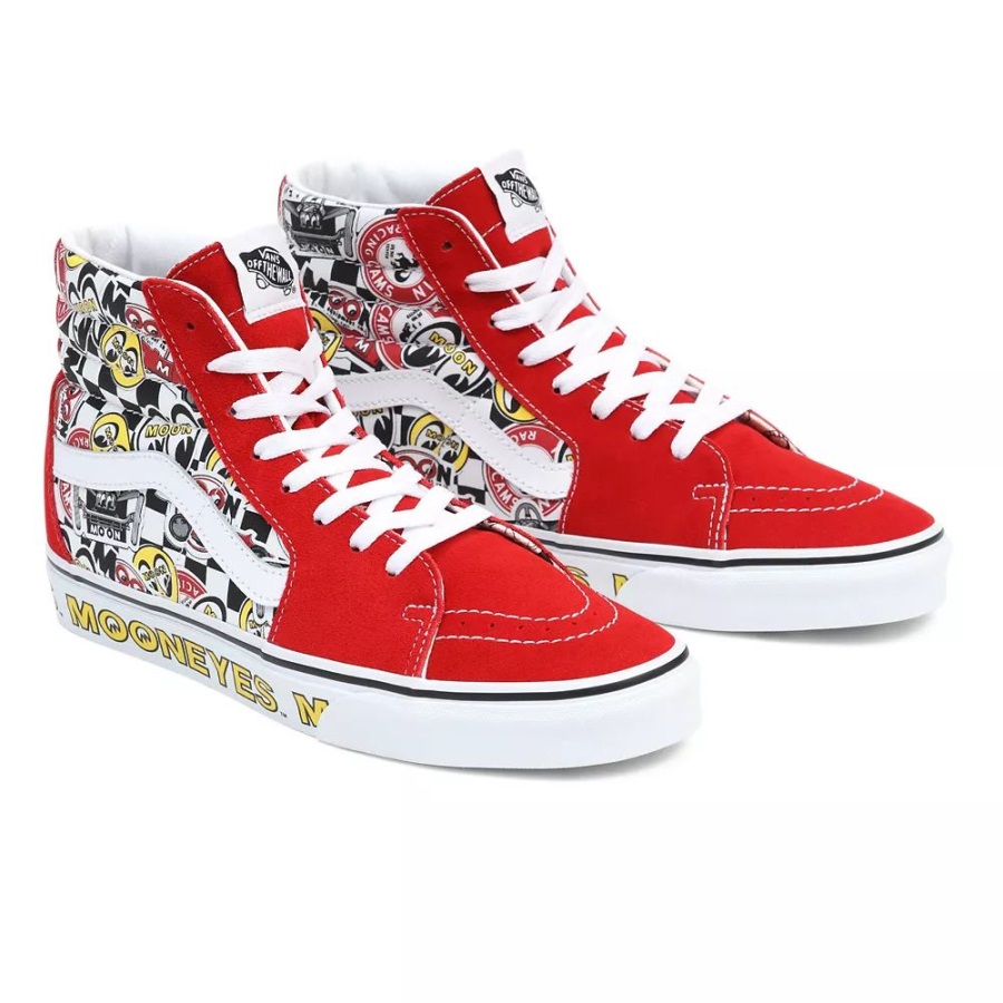 Chaussures Vans Mooneyes Sk8-hi Rouge-multi