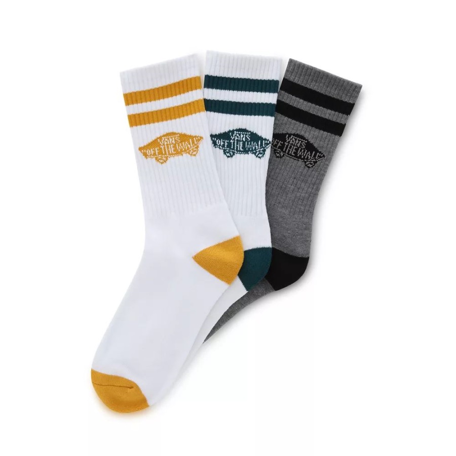 Chaussettes Vans Otw Stripe Crew Jaune-orange