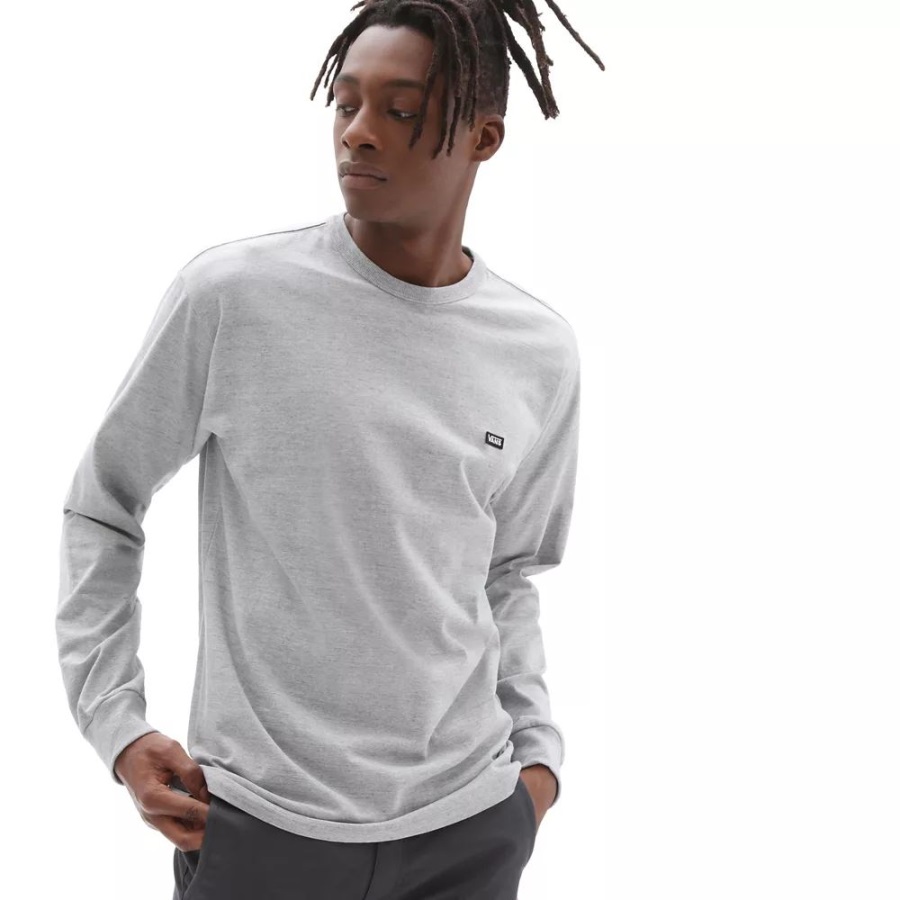 Vans Off The Wall T-shirt Classique à Manches Longues Gris