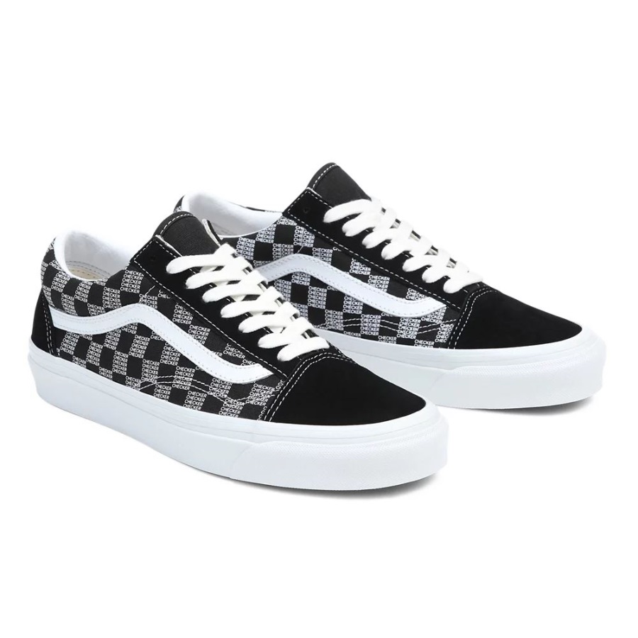 Chaussures Vans Old Skool 36 Dx Noir-gris