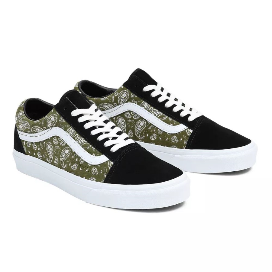 Vans Old Skool Chaussures Noir-vert