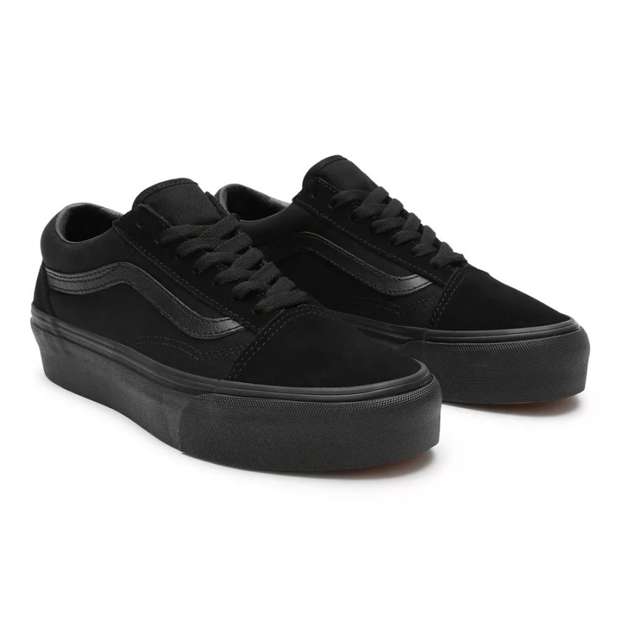 Chaussures Vans Plateforme Old Skool Noires