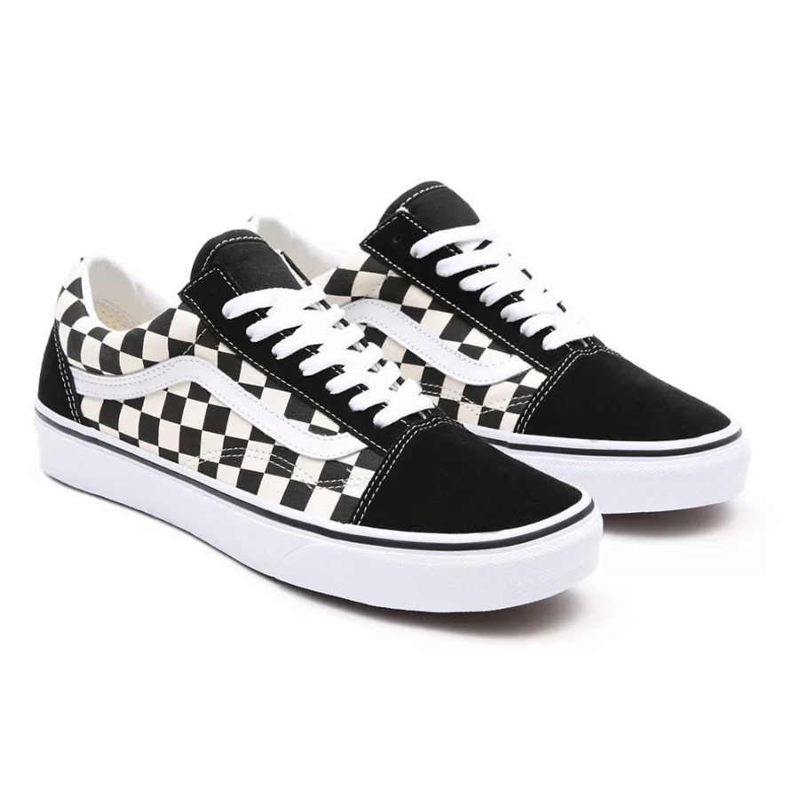 Vans Primary Check Chaussures Old Skool Noir-blanc