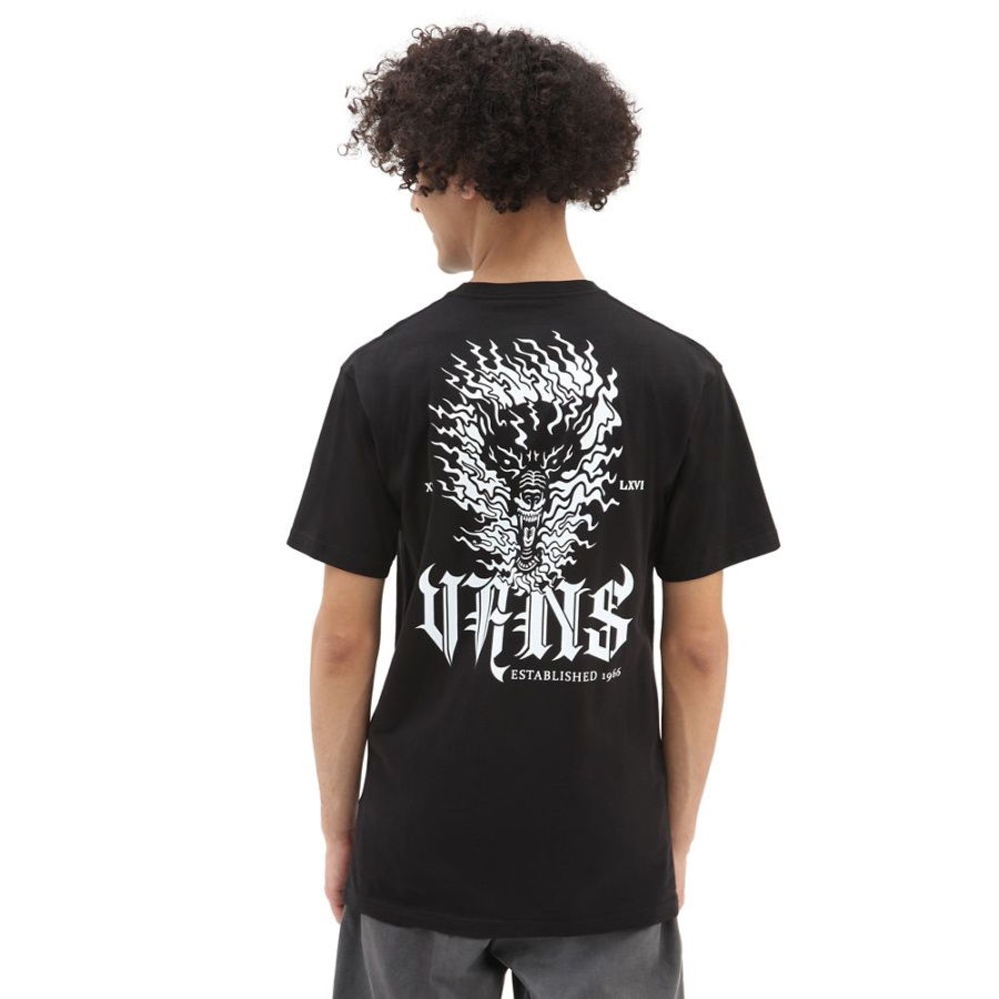 Vans Raging Out T-shirt Noir Homme