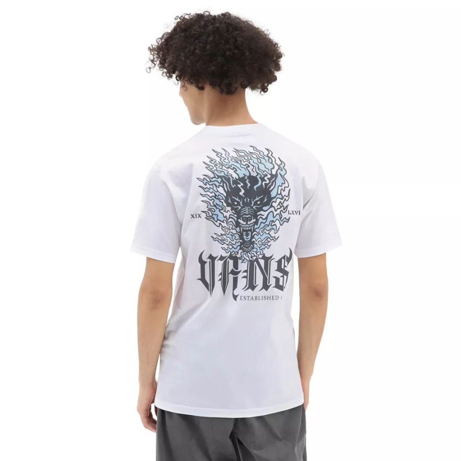 Vans Raging Out T-shirt Blanc Hommes