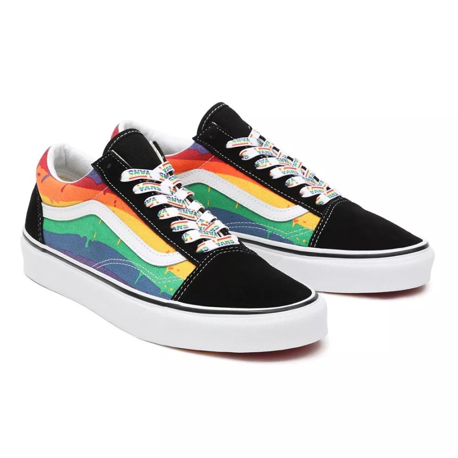 Vans Rainbow Drip Old Skool Chaussures Noir-multi