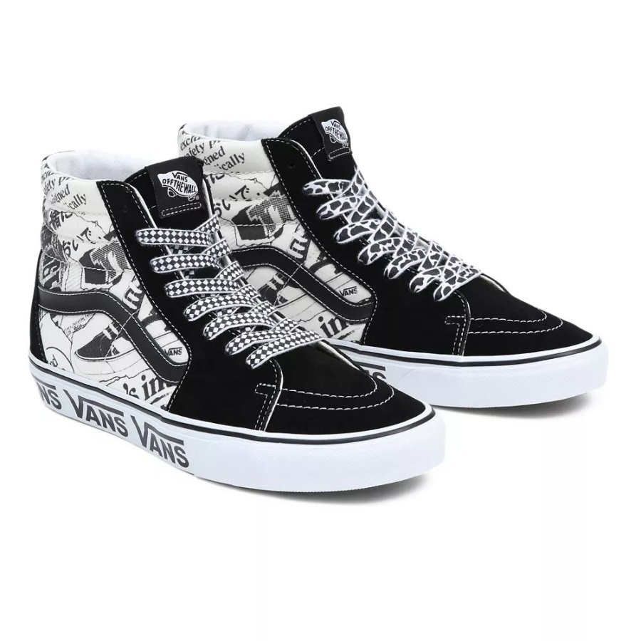 Vans Sk8-hi Chaussures Noir-blanc