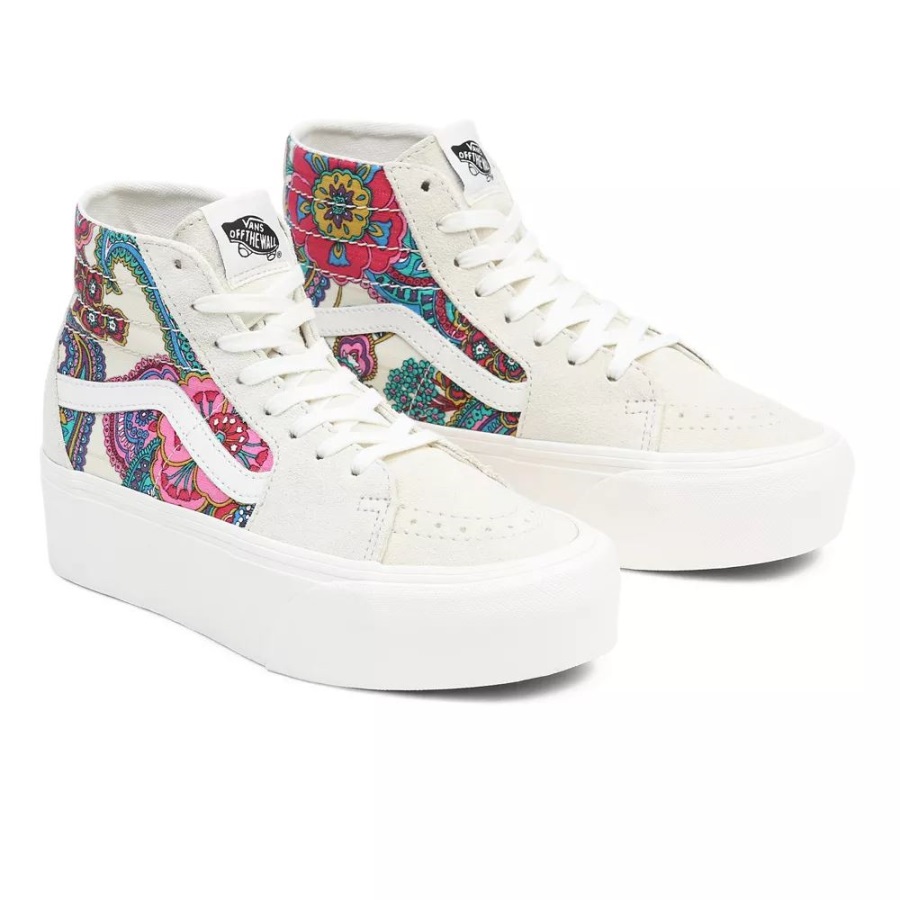 Vans Sk8-hi Tapered Stackform Chaussures Multi-blanc
