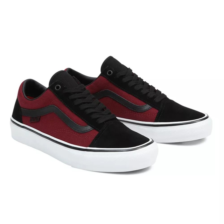 Vans Skate Old Skool Chaussures Noir-rouge