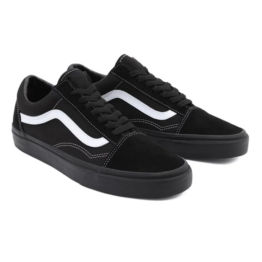 Vans Daim/toile Old Skool Chaussures Noir