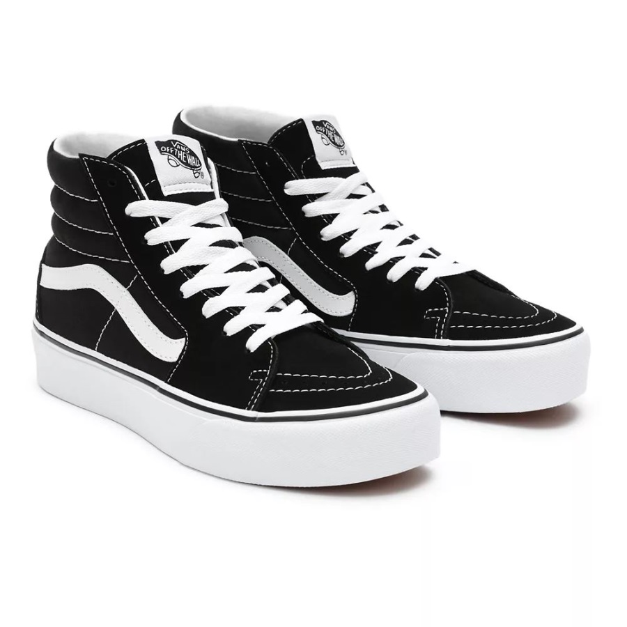 Vans Suede Sk8-Hi Platform 2.0 Shoes Black