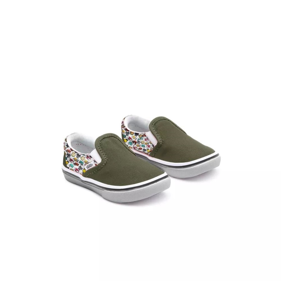 Vans Chaussures à Enfiler Pour Tout-petits Macaron Pets (1-4 Ans)