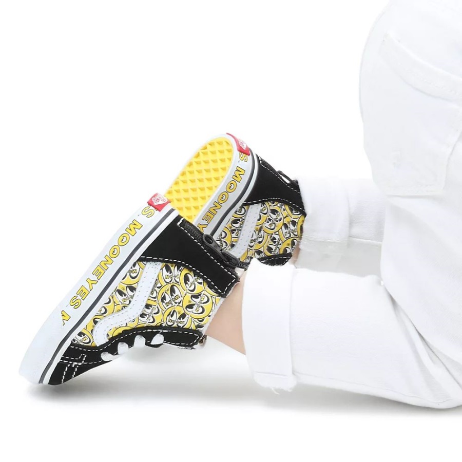 Vans Chaussures Bambin Sk8-hi Zip (1-4 Ans) Noir