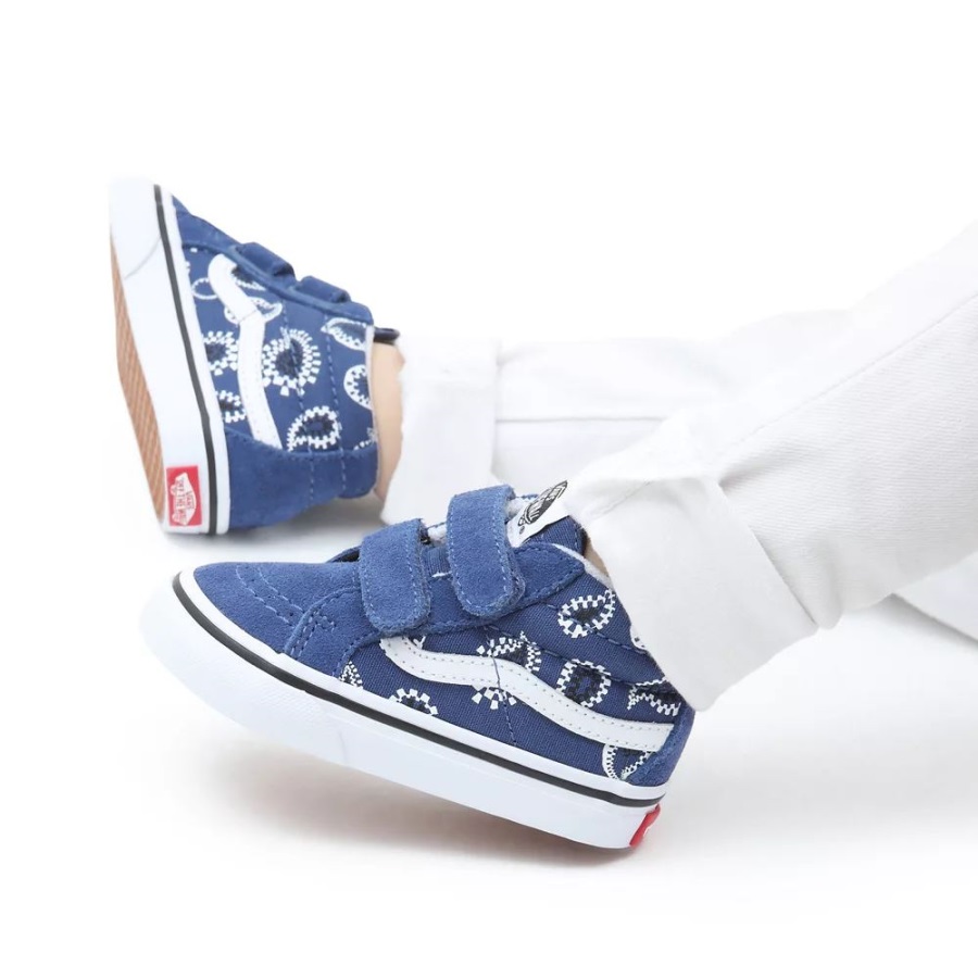Chaussures Vans Bambin Sk8-mid Reissue V (1-4 Ans) Bleu