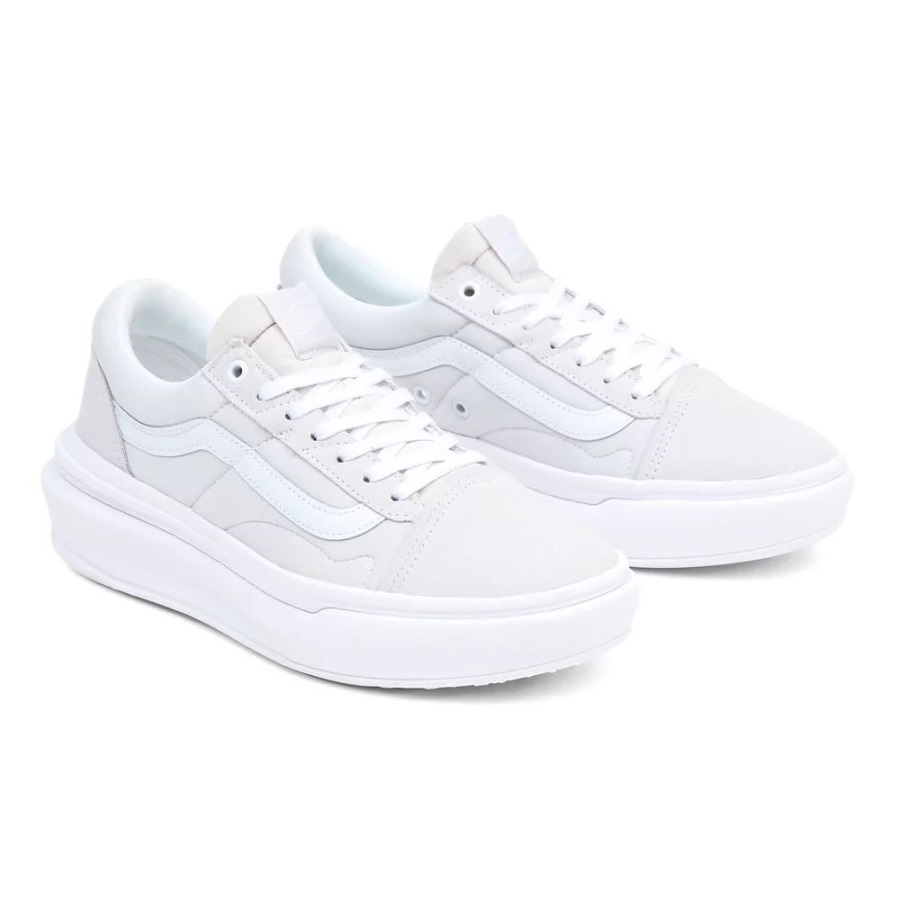 Vans Old Skool Overt Cc Chaussures Blanc Femme