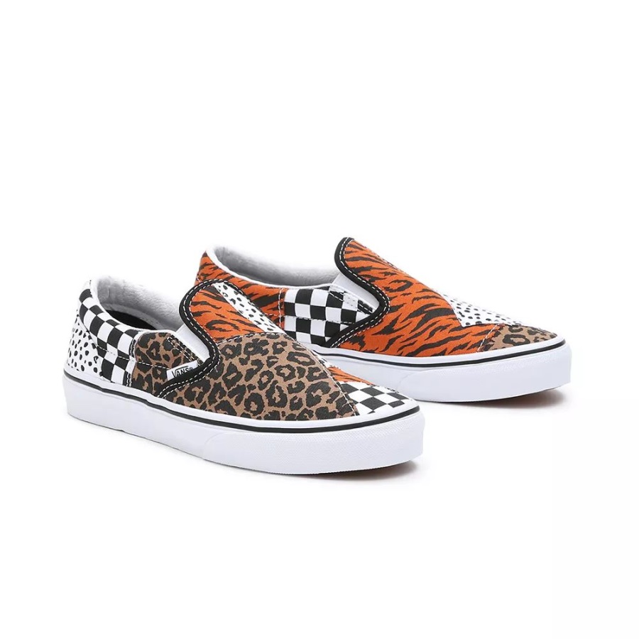 Vans Chaussures Junior Classic Slip-on (8-14 Ans) Noir-blanc