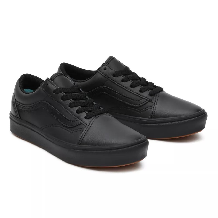 Vans Chaussures Jeunesse Classic Tumble Comfycush Old Skool (8-14 Ans) Noir